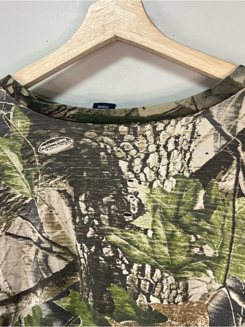 Vtg 90s Camo T Shirt - Picture 7 of 7